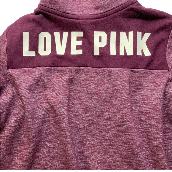 Victoria Secret Pink Maroon Pullover Size Small - Picture 11 of 16